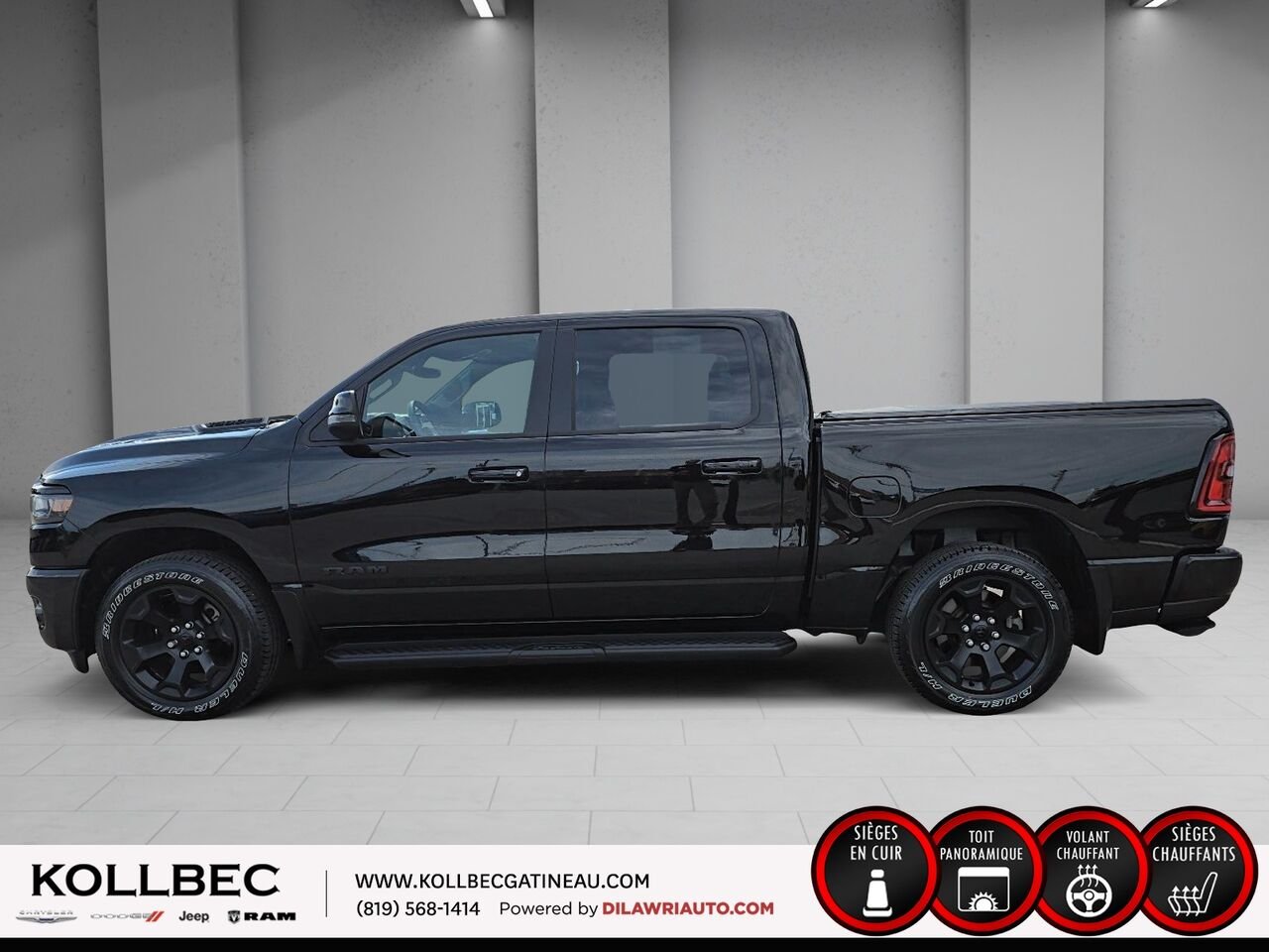 RAM 1500 SPORT 26861 | Sport Crewcab 4x4 2025 Noir Gatineau - photo #19