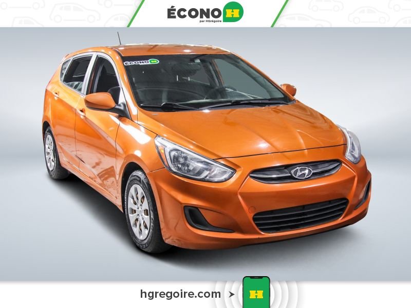 2016 Hyundai Accent Orange Laval - photo #0