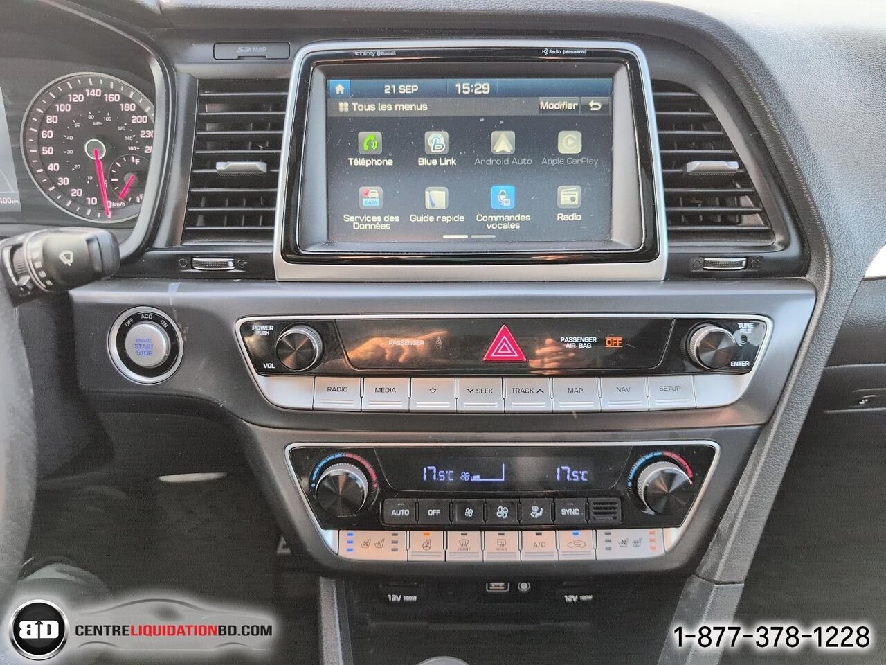 2018 Hyundai Sonata 2.0T Sport | BD0423 Blue Granby - photo #19