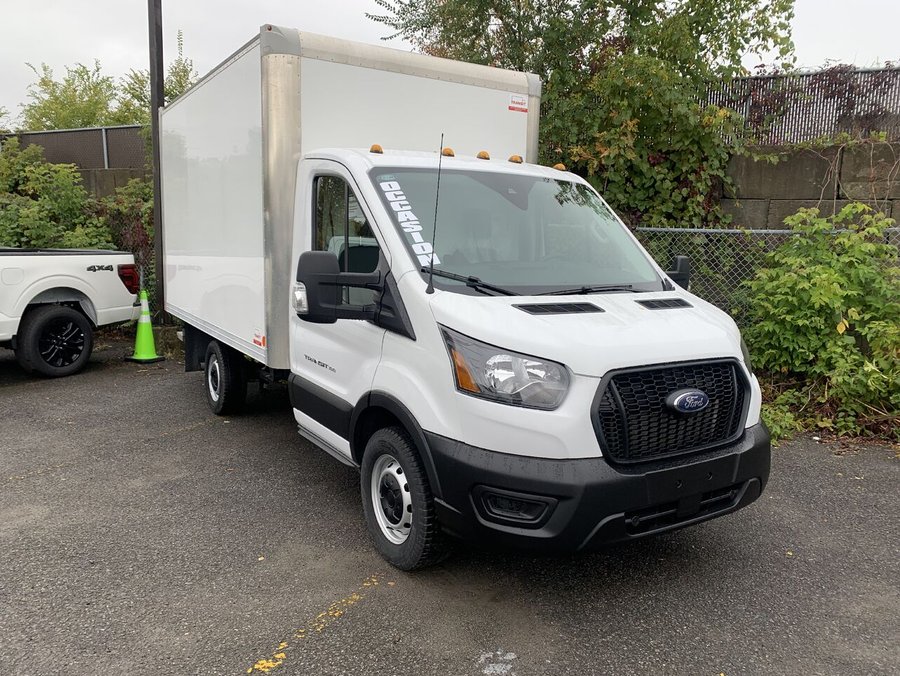Ford Transit fourgon tronqué T-350 PA 138 po PNBV de 9 500 lb RARS 2024 Blanc