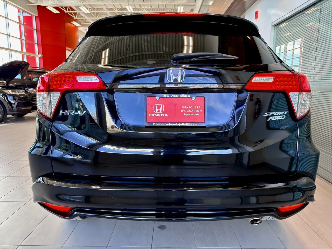 Honda HR-V 2021 Noir Notre-Dame-des-Prairies - photo #8