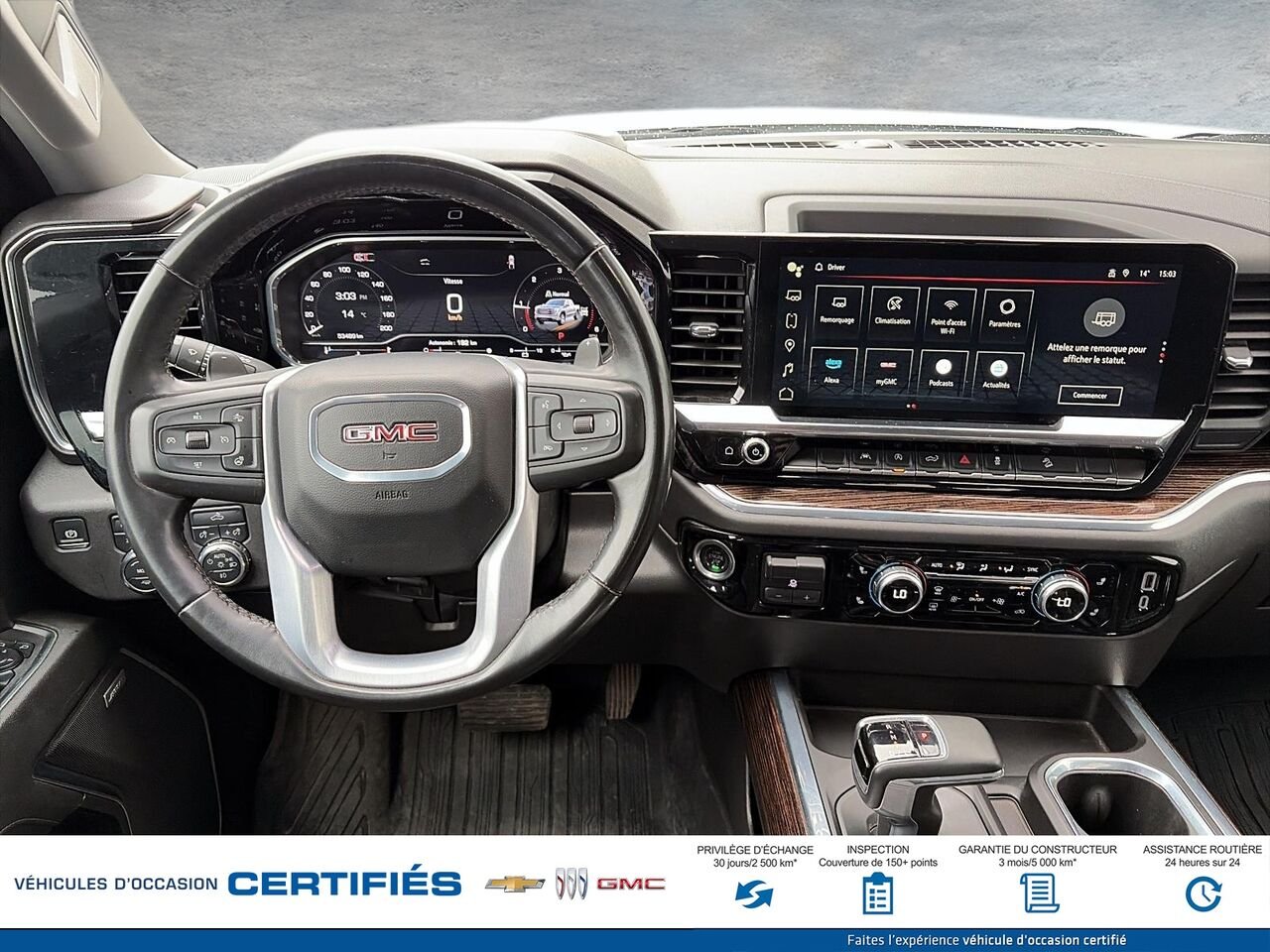 2024 GMC SIERRA Elevation cabine multiplace 4RM 157 po White Montmagny - photo #9