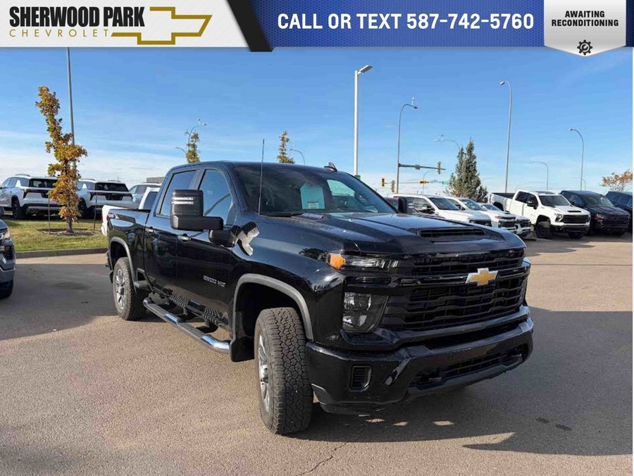2026 Chevrolet Silverado 2500HD Custom 6.6L Duramax | Safety Package Black