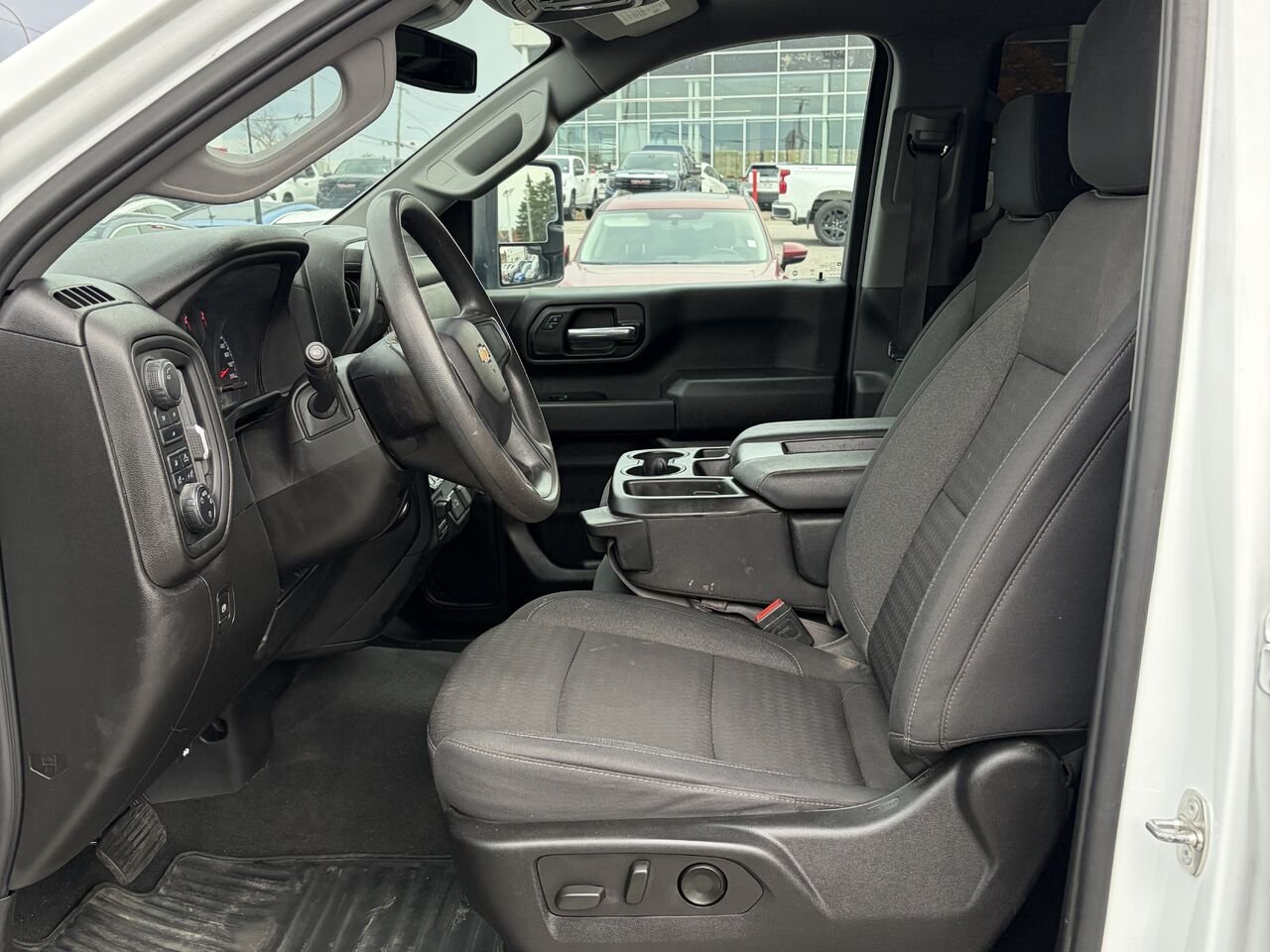CHEVEROLET SILVERADO DIESEL Custom cabine multiplace 4RM 159 po 2024 Blanc Gatineau - photo #2