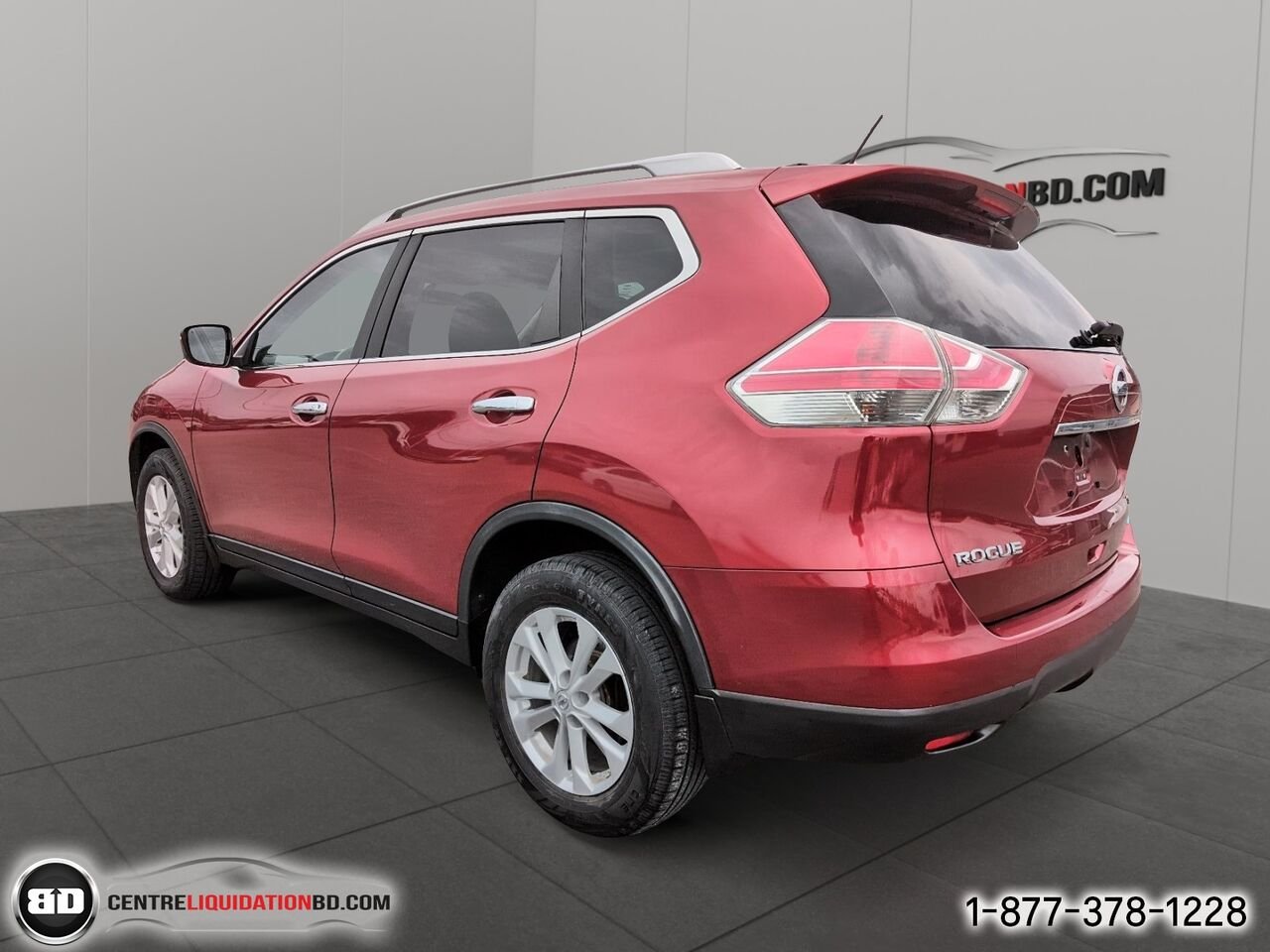 Nissan Rogue Traction intégrale 4 portes SV | BD0389 2014 Rouge Granby - photo #7