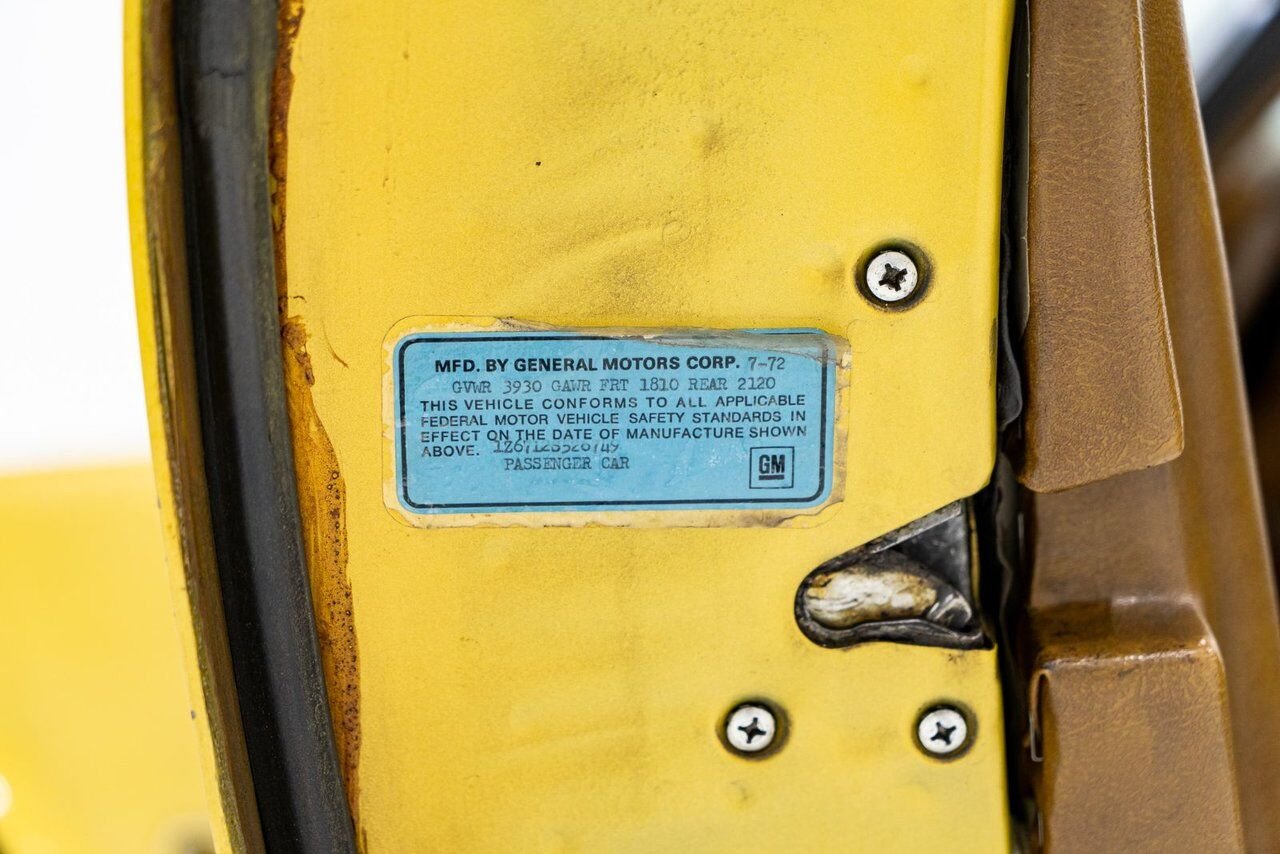 Chevrolet Corvette Unrestored matching# LT1 with documented 103,454km(64,283mi) | PRIX EN USD 1972 Or Montréal - photo #78