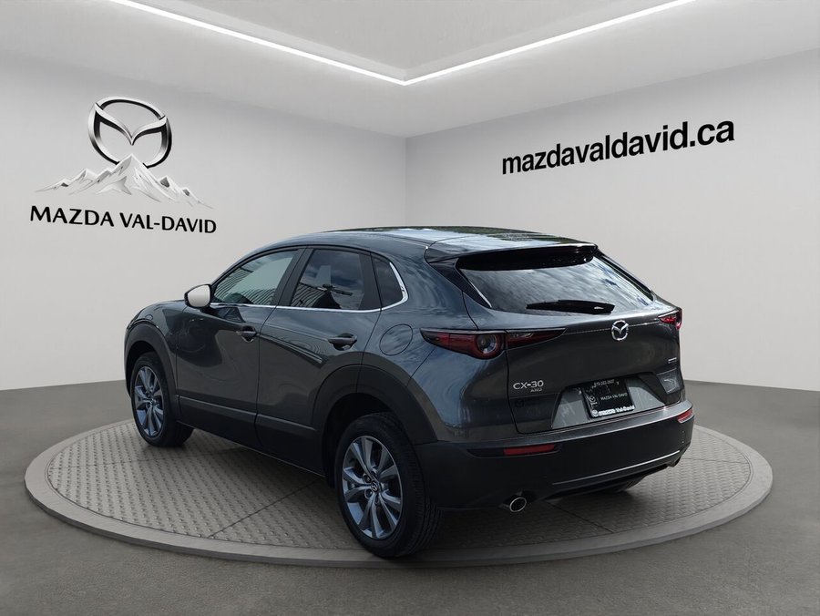 2025 Mazda CX-30 GS, Traction intégrale i-Activ AWD, moteur Skyactiv-G 2.5 L, Apple CarPlay et Android, caméra de Grey