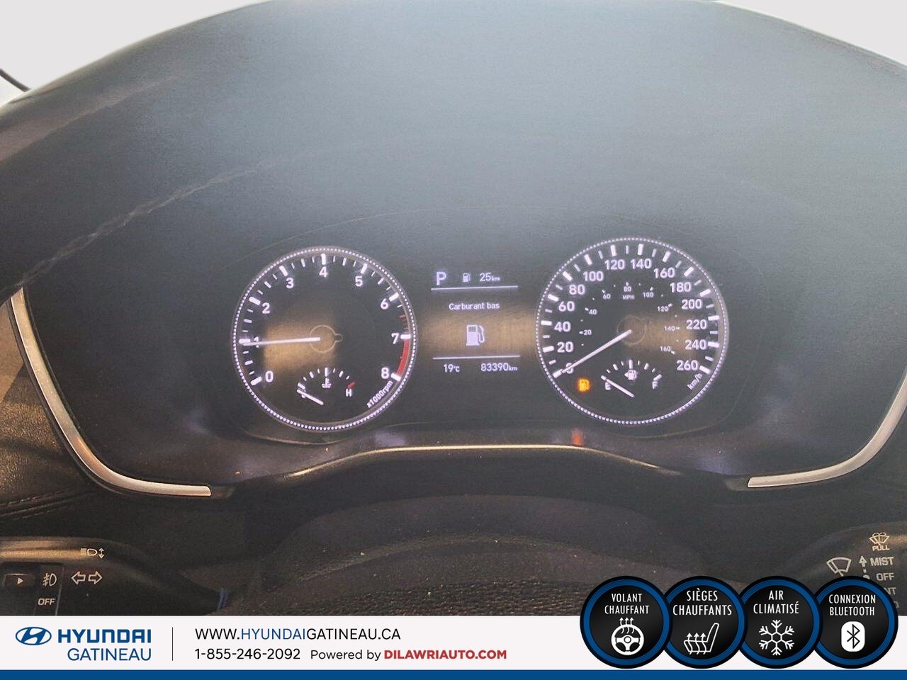 2019 HYUNDAI SANTA FE S Black Gatineau - photo #12