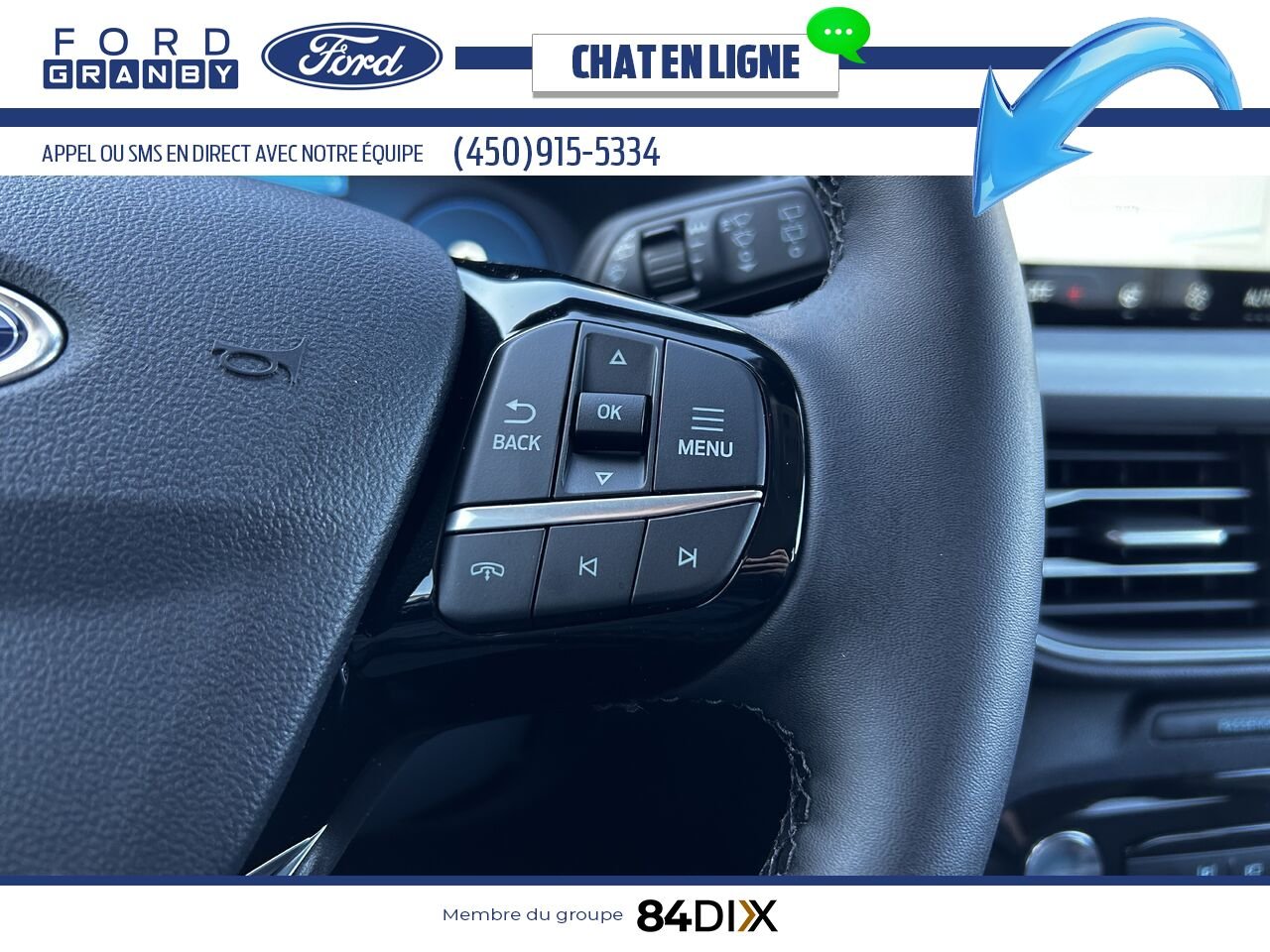 Ford Escape 2025 Noir agate métallisé Granby - photo #12