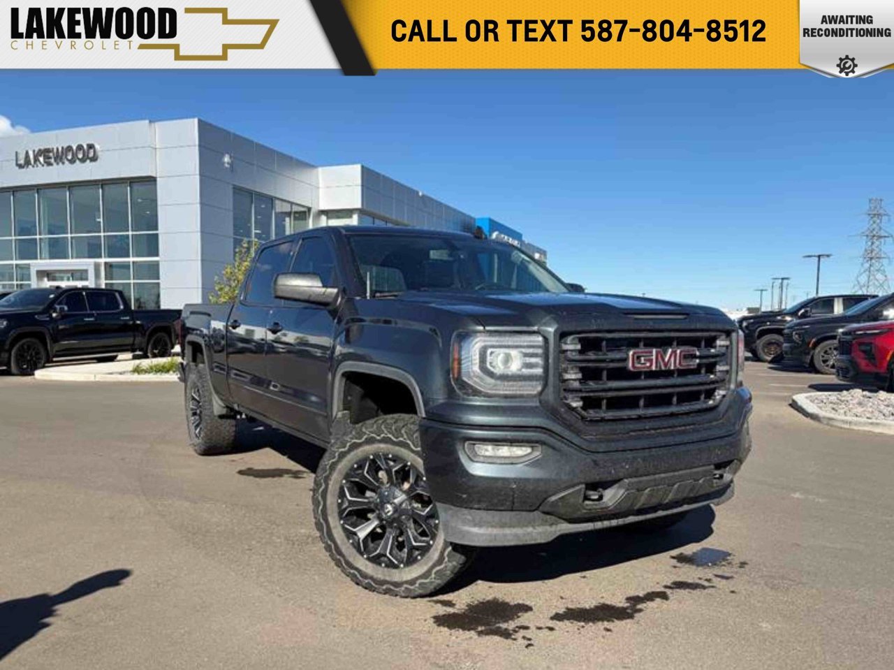 2018 GMC Sierra 1500 4WD Crew Cab 143.5 SLT Grey Sherwood Park - photo #0
