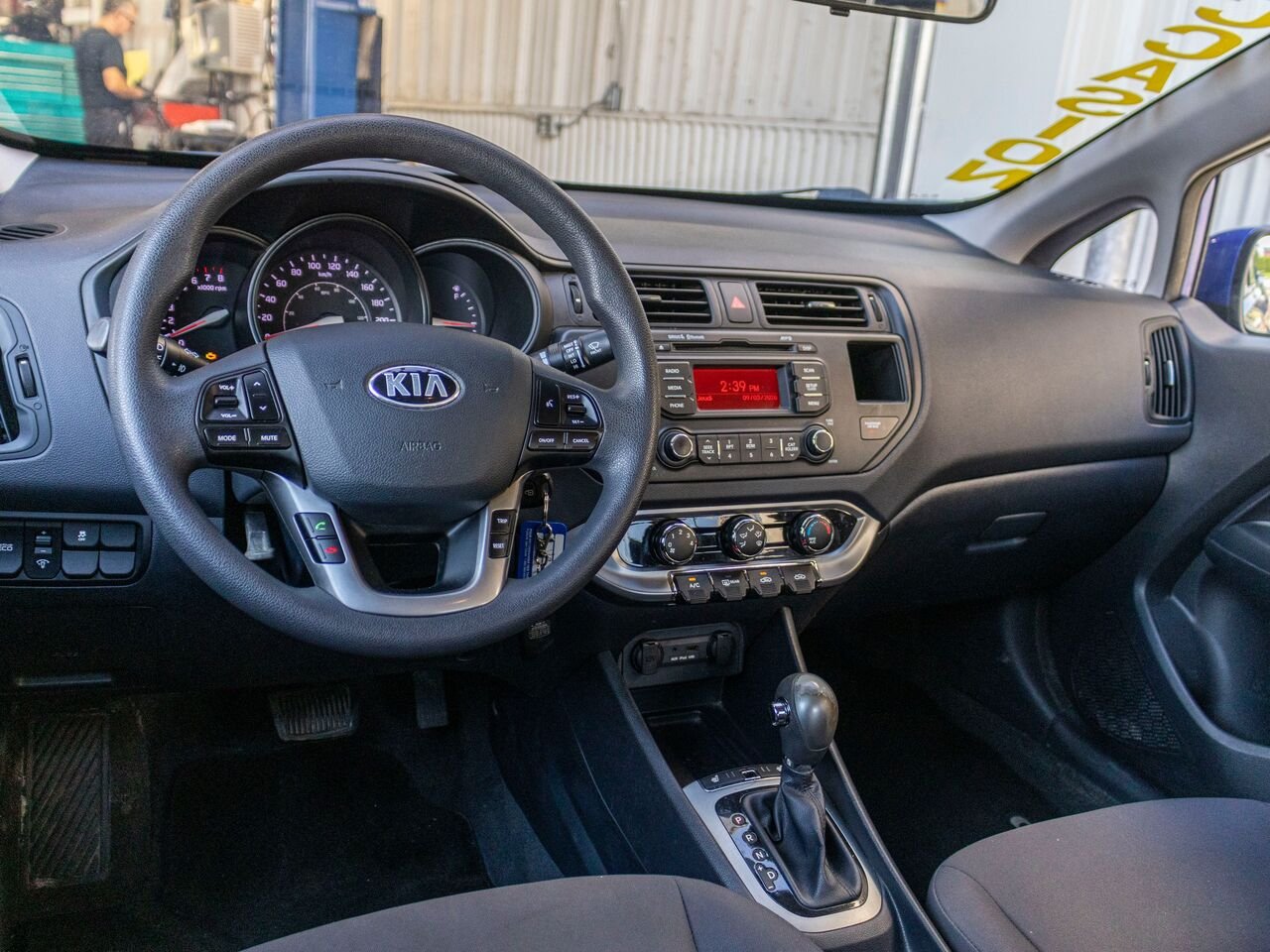 Kia Rio Berline 4 portes, boîte automatique, LX+ 2013 Bleu Châteauguay - photo #7