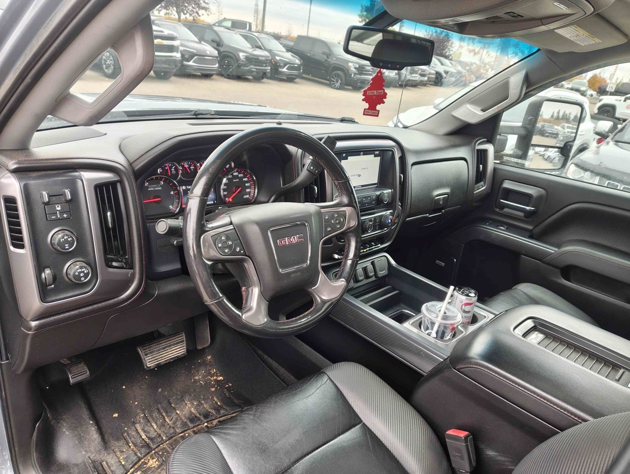 2016 GMC Sierra 2500HD 4WD Crew Cab 153.7 SLT Light Steel Gray Metallic Sherwood Park - photo #6