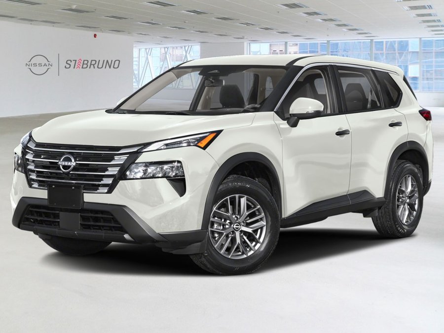 2026 Nissan Rogue S TI Everest White Tricoat Pearl