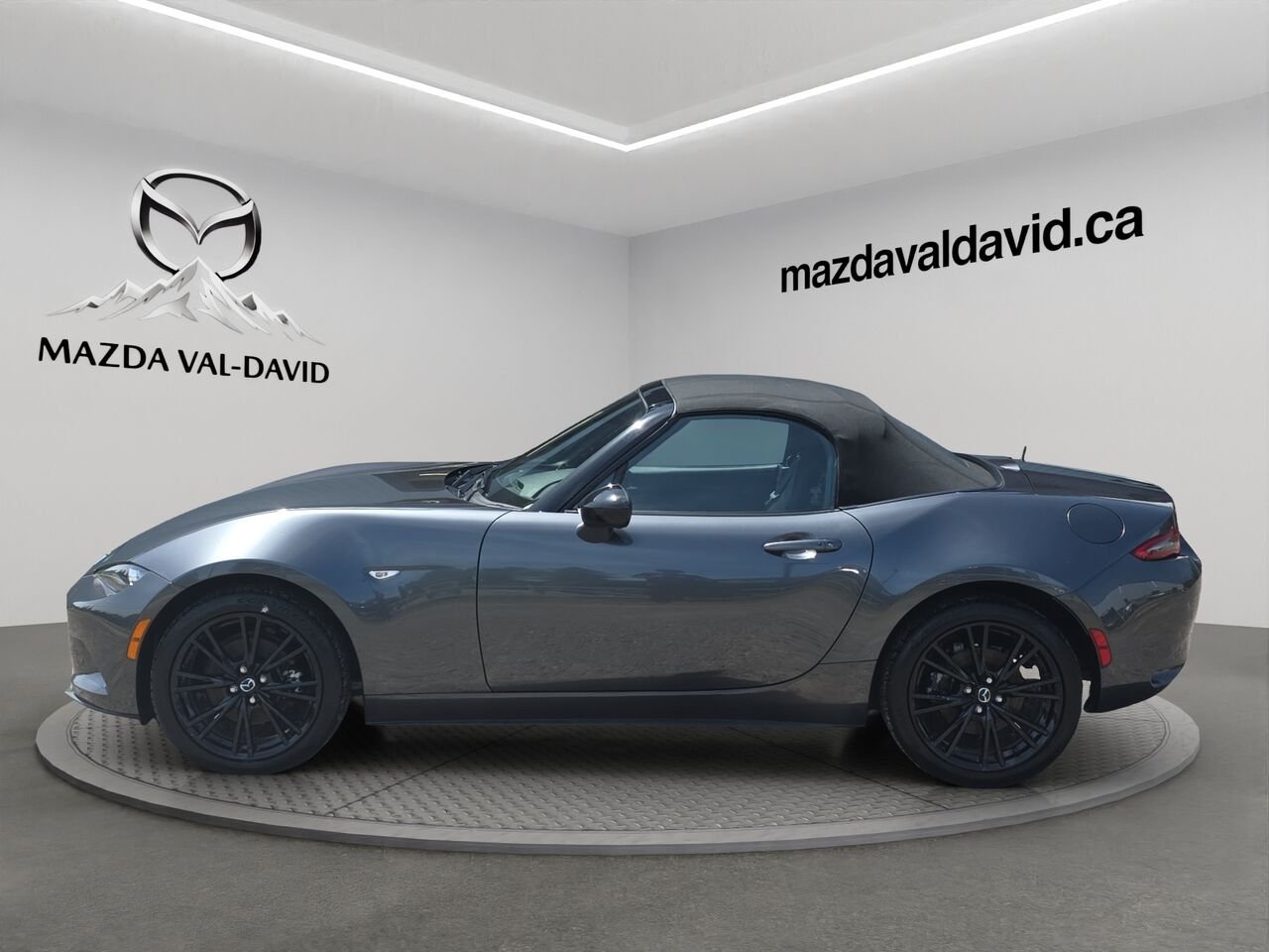 2024 Mazda MX-5 GS BM, NAVIGATION, CAMÉRA DE RECUL, DÉCAPOTABLE Grey Val-David - photo #1