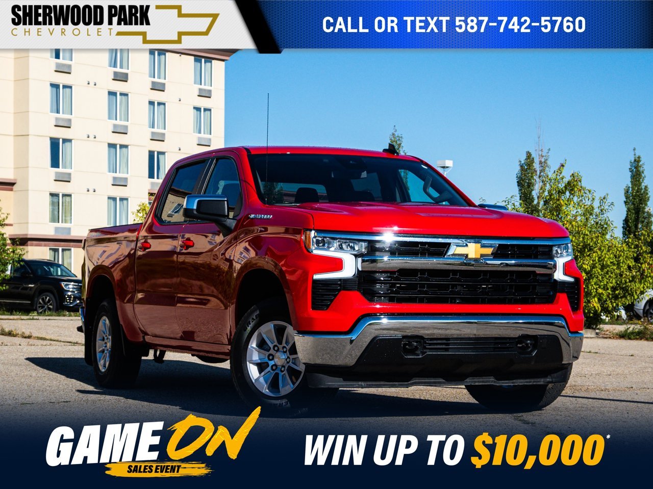2026 Chevrolet Silverado 1500 4WD Crew Cab 147 LT Red Sherwood Park - photo #0