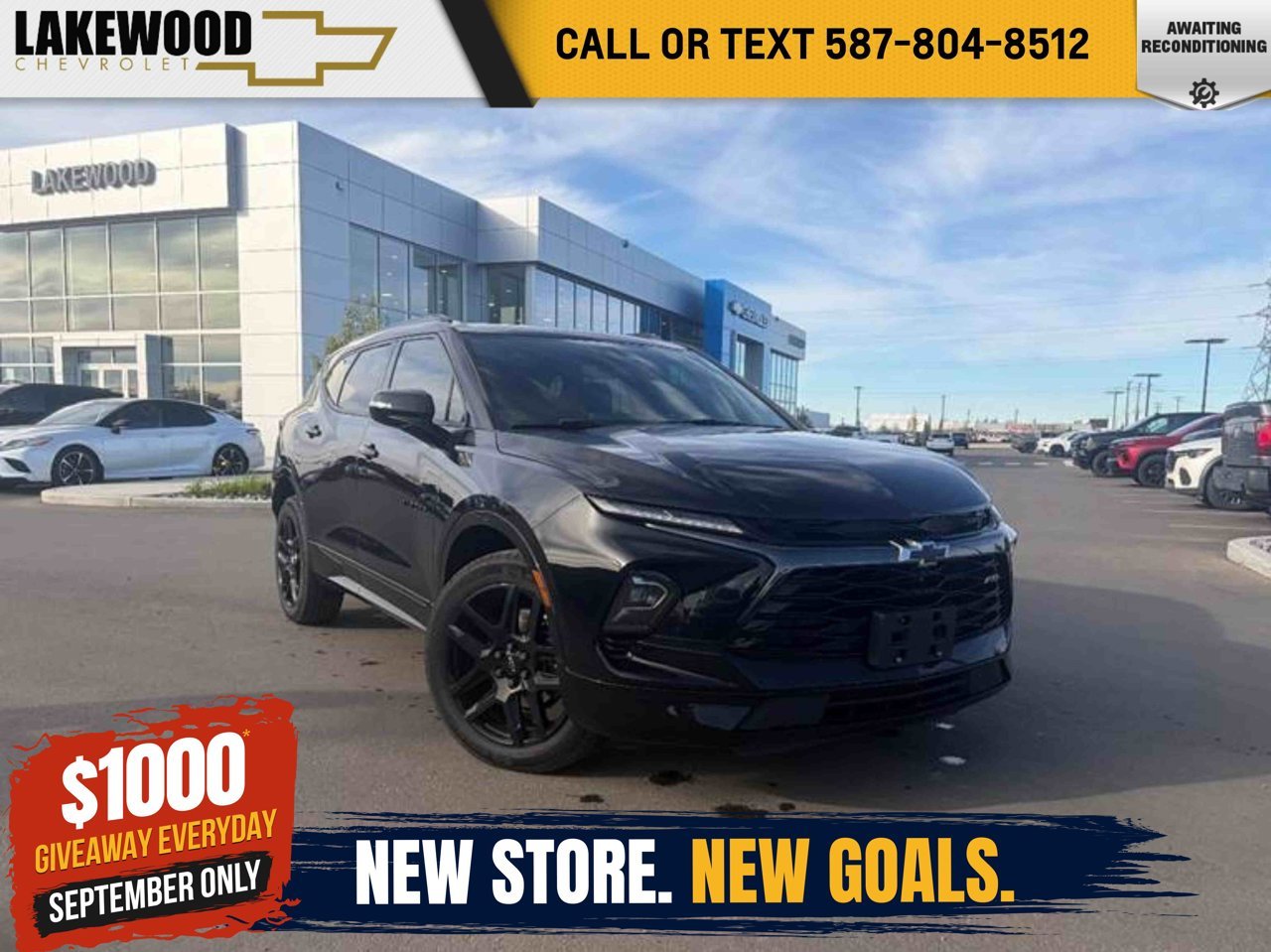 2024 Chevrolet Blazer AWD 4dr RS Black Sherwood Park - photo #0