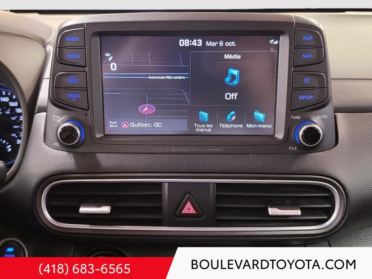 Hyundai Kona 100408A-51 | 1.6T ULTIMATE TI, AWD 2020 Orange Québec - photo #14