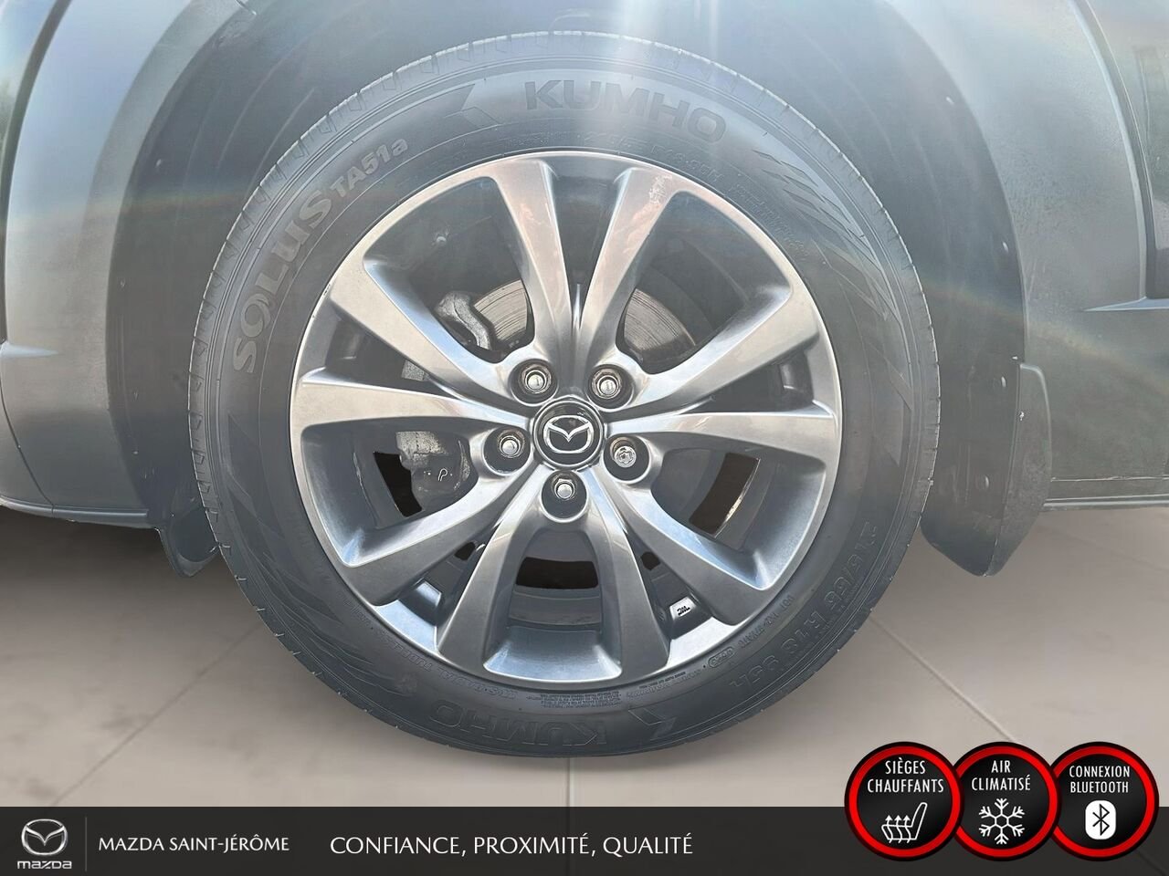 2023 Mazda CX-30 GT | CUIR | TOIT OUVRANT | NAVIGATION | AWD | CAMÉRA 360 Black Saint-Jérôme - photo #11