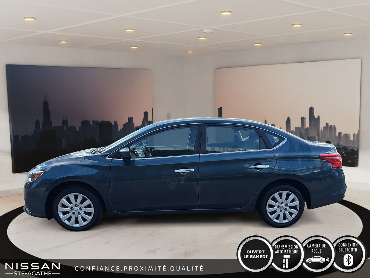2018 Nissan Sentra Blue Sainte-Agathe-des-Monts - photo #5