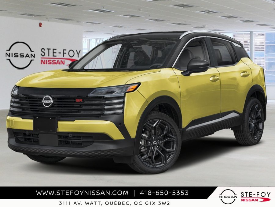 NISSAN Kicks SR TI 2027 Jaune yuzu métallisé/Noir intense