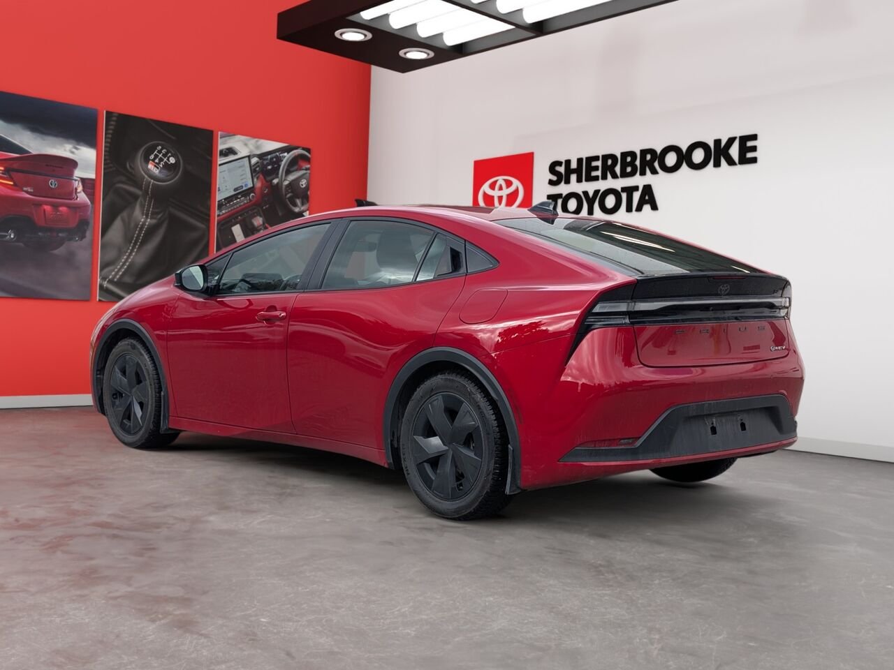 2026 Toyota Prius hybride branchable JTDACACU0T3059777 Red Sherbrooke - photo #4