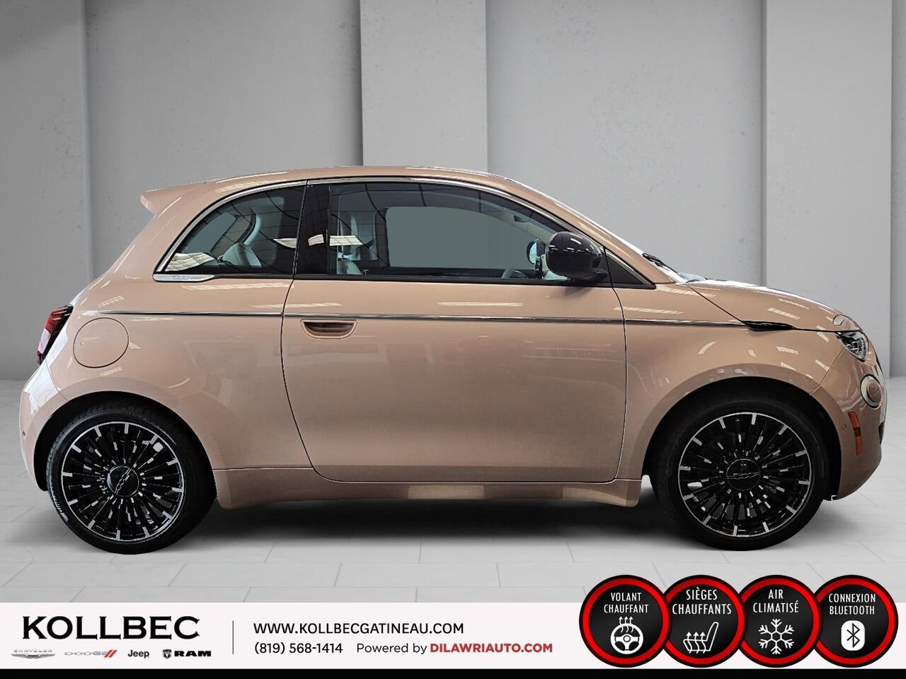 2026 FIAT 500e 261910 | Icona TA Rose Gold Gatineau - photo #13