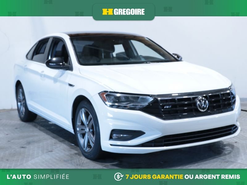 Volkswagen Jetta 821548 | Highline AUTO AC CUIR TOIT MAGS CAM RECULE BLUETOO 2019 Blanc Laval - photo #0
