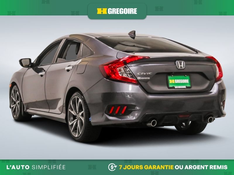 Honda Civic 820731 | Touring AUTO AC CUIR TOIT NAV MAGS CAM RECUL BLEUT 2019 Gris Laval - photo #5