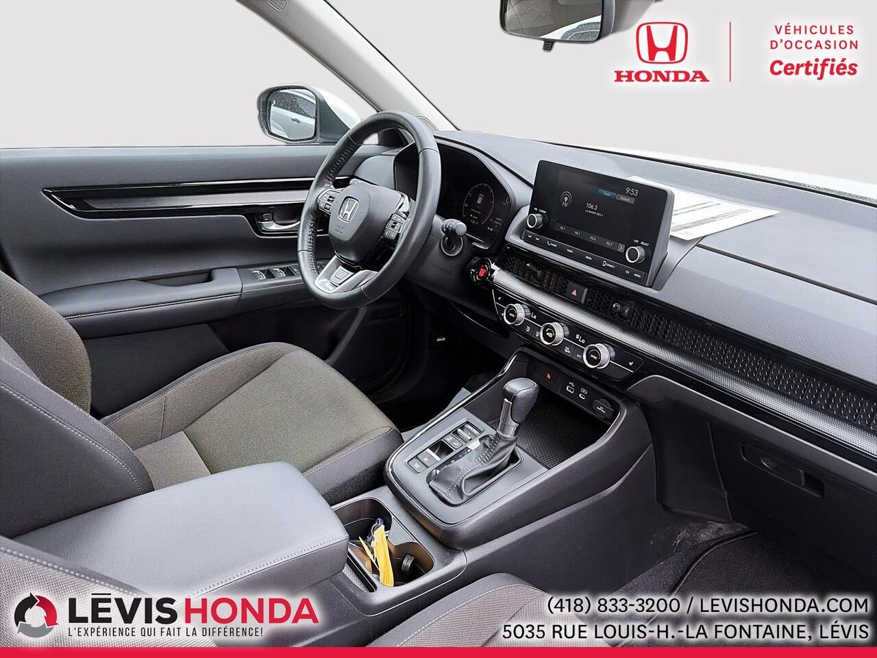 2023 Honda CR-V Sport AWD Sport Traction Intégrale White Lévis - photo #8