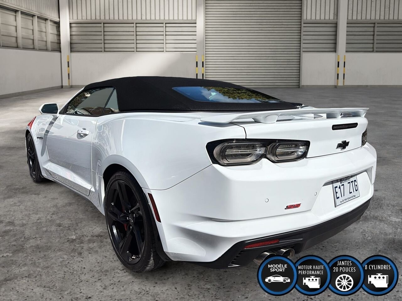 CHEVROLET CAMARO 2 SS CONVERTIBLE 2022 Blanc Saint-Hyacinthe - photo #4