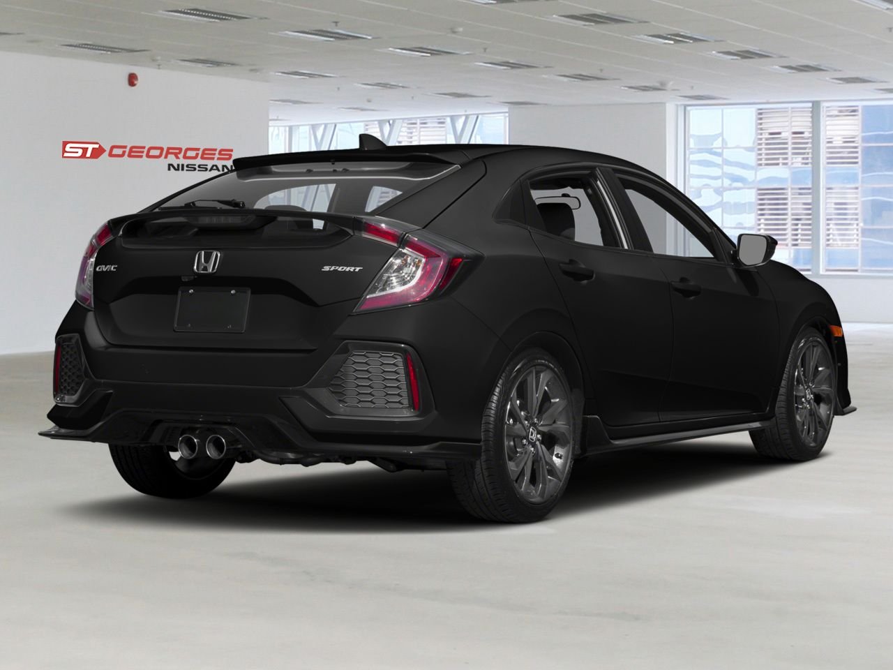 Honda Civic Hayon 2017 Noir Saint-Georges - photo #1