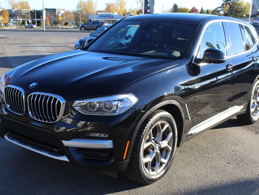 BMW X3 X3 30I XDrive navigation led pneus hiver neufs 19'' 2021 Noir