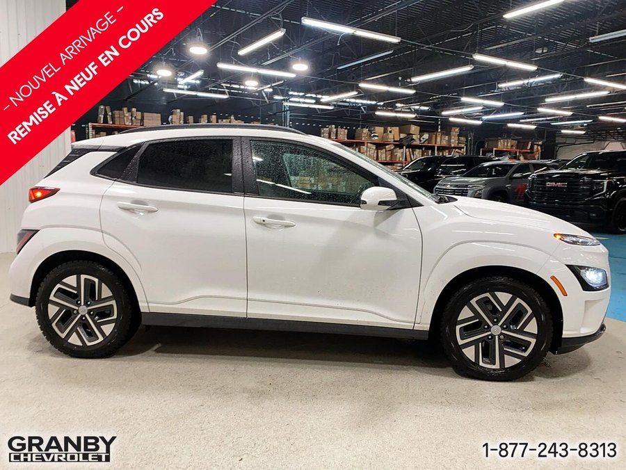 Hyundai Kona électrique Ultimate TA 2023 Blanc