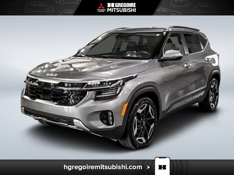 2024 Kia Seltos SX *AWD* Cuir * Toit * Mags * Carplay Grey