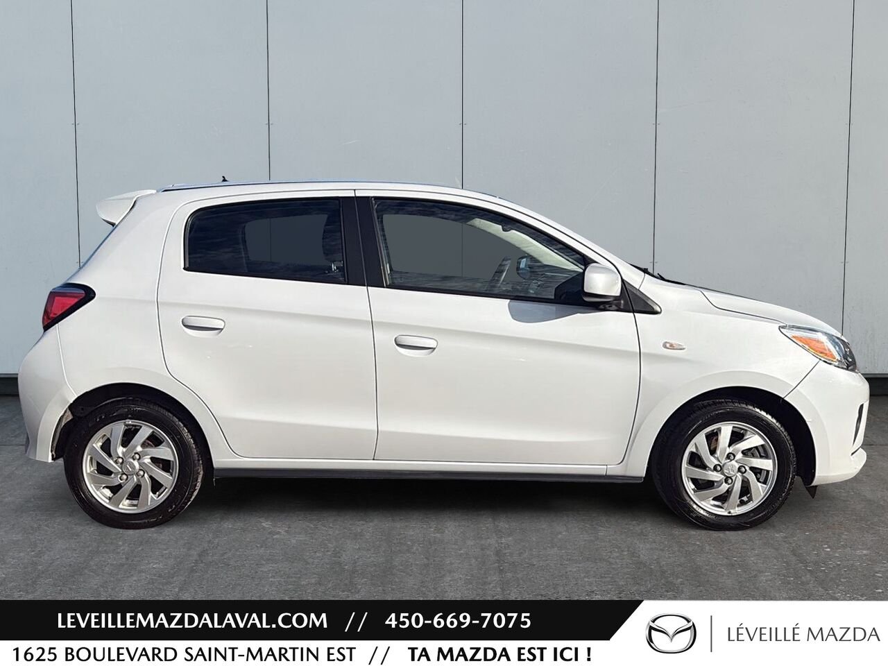Mitsubishi Mirage ES CVT 2024 Blanc Laval - photo #3