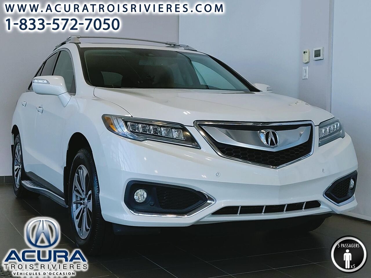 2017 Acura RDX ELITE White Trois-Rivières - photo #1