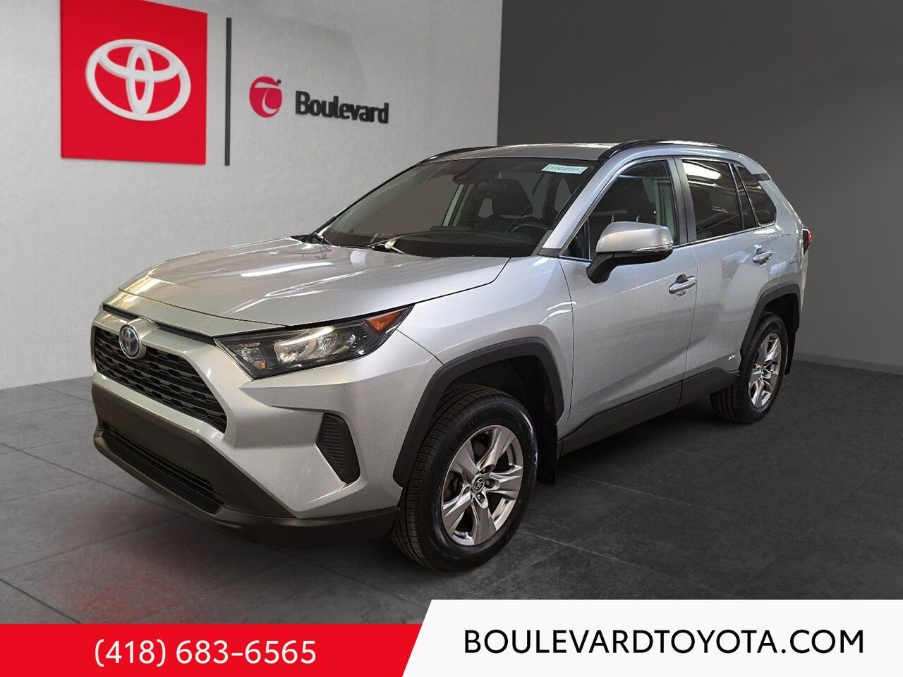 Silver 2022 Toyota RAV4 Hybrid SUV / Crossover All-Wheel Drive Continuously Variable Transmission