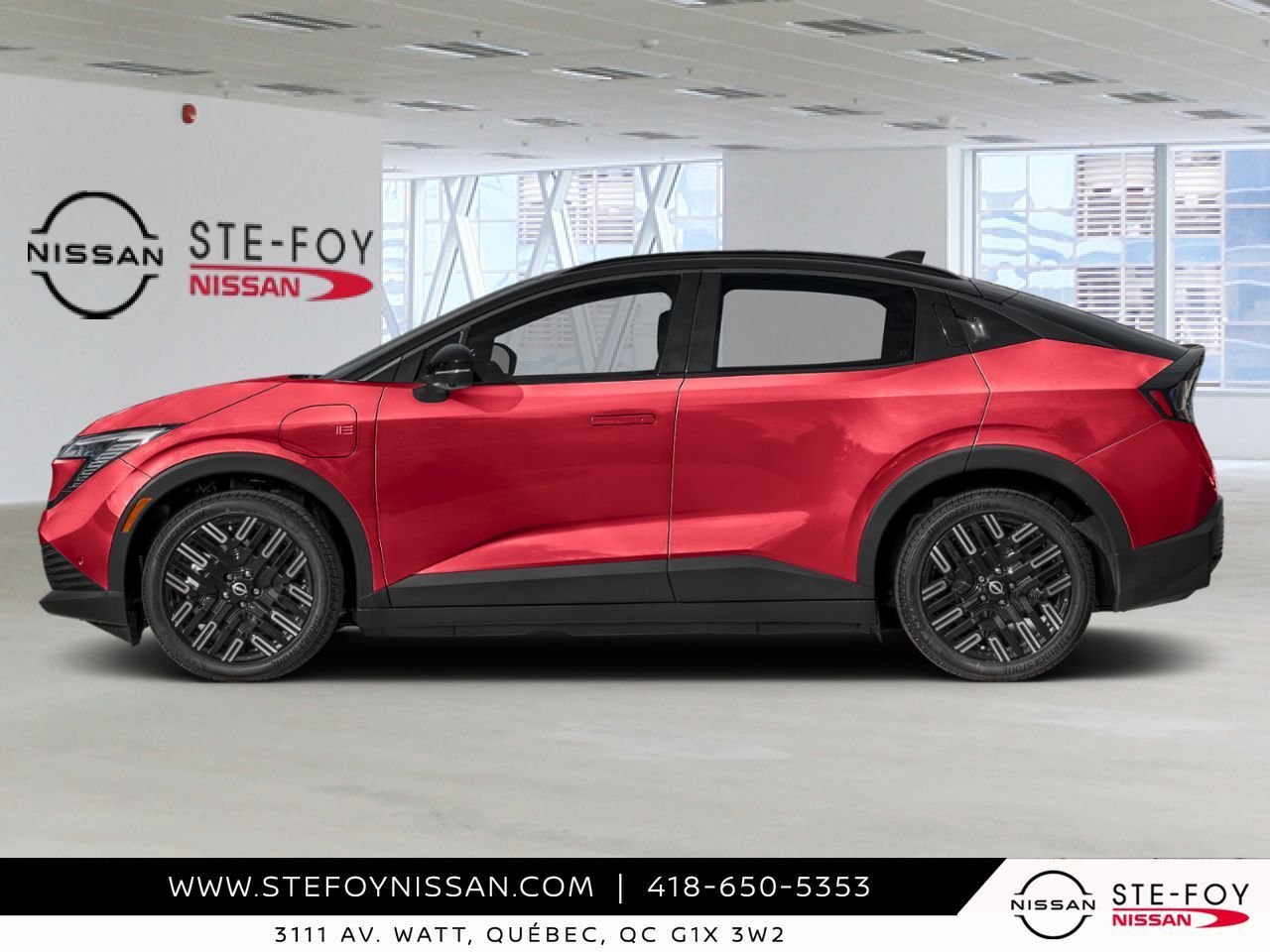 2026 NISSAN LEAF Red Metallic/Black Ste-Foy - photo #2