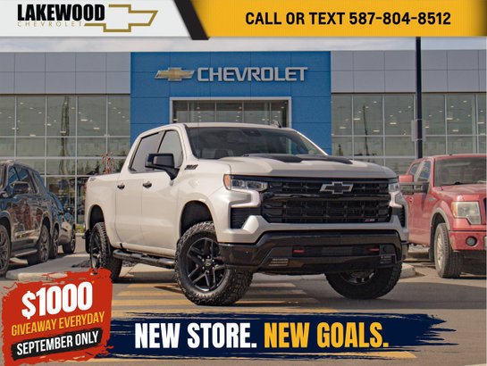 2024 Chevrolet Silverado 1500 2LT Trail Boss 6.2L | Power Sunroof White