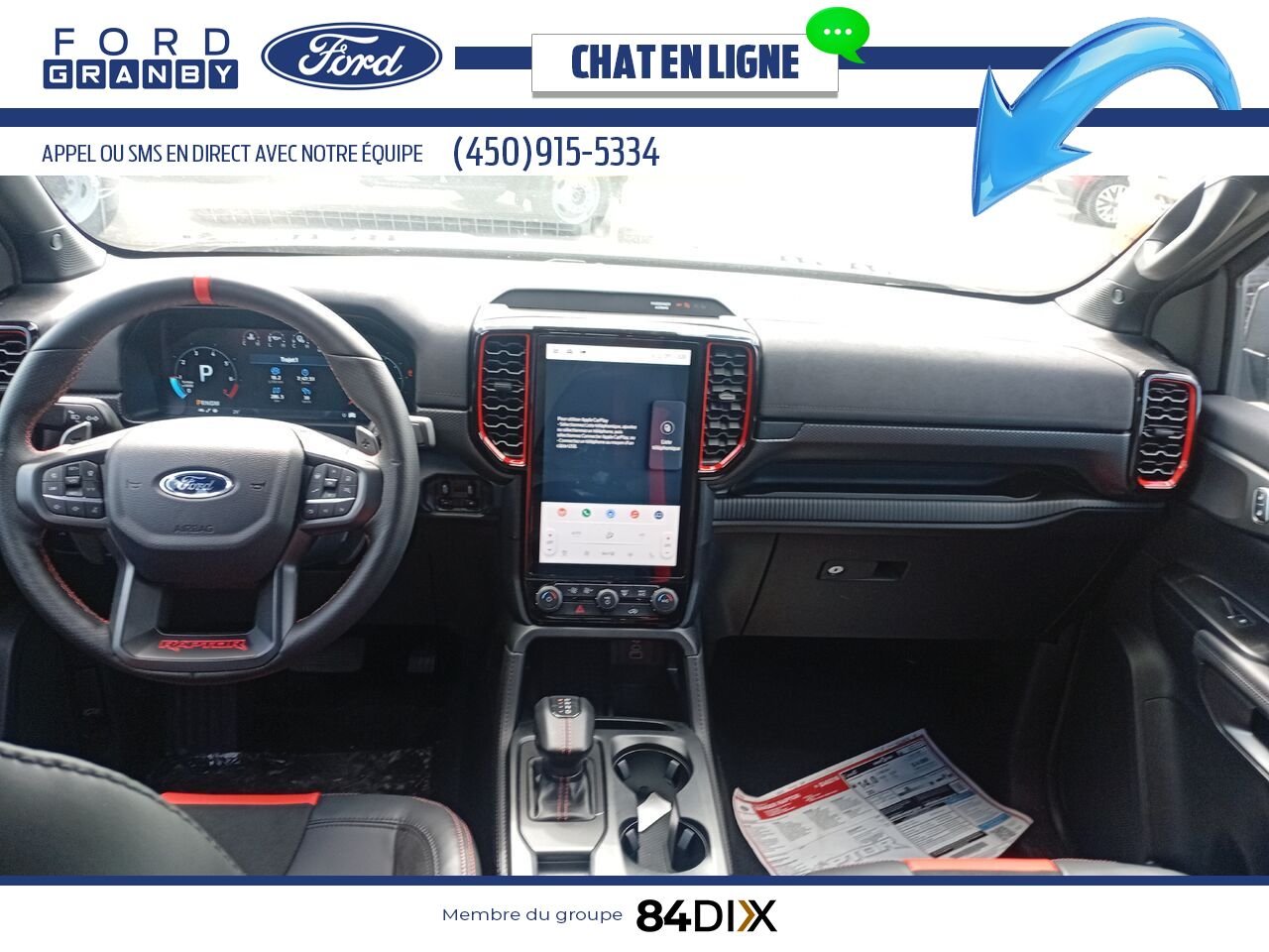 Ford RANGER 2024 Noir Granby - photo #12