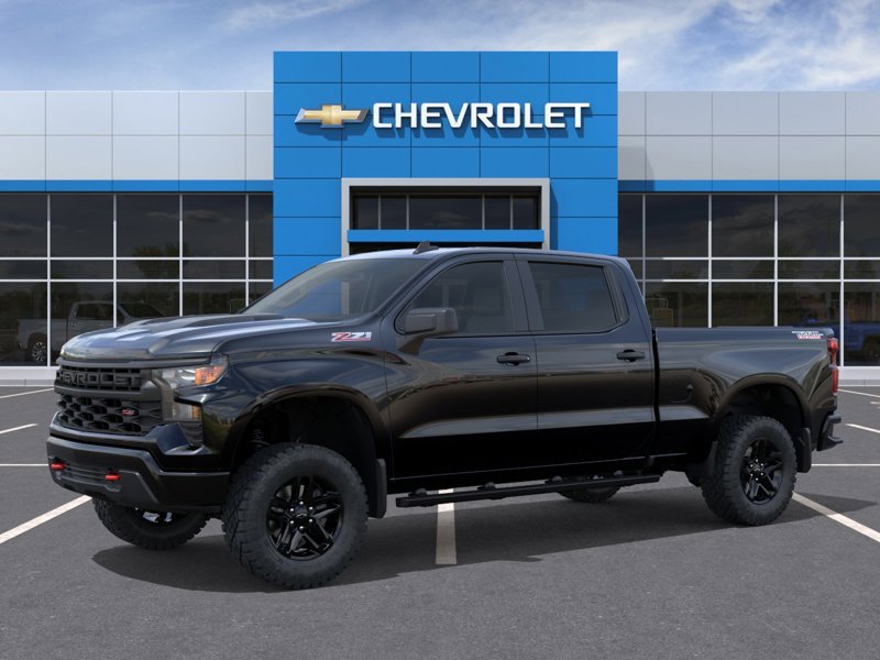 2026 CHEVROLET Silverado 1500 Custom Trail Boss cabine multiplace 4RM 157 po BLACK Gatineau - photo #1