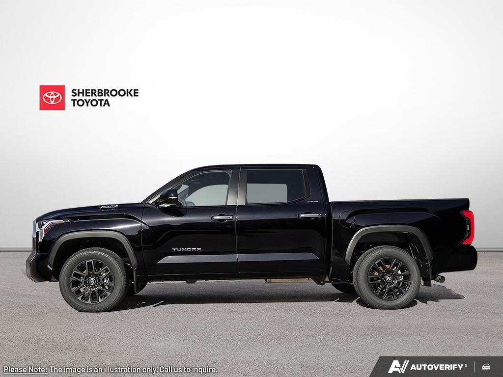 Toyota Tundra Platinum hybride CrewMax 4x4 2026 Noir minuit métallisé Sherbrooke - photo #2