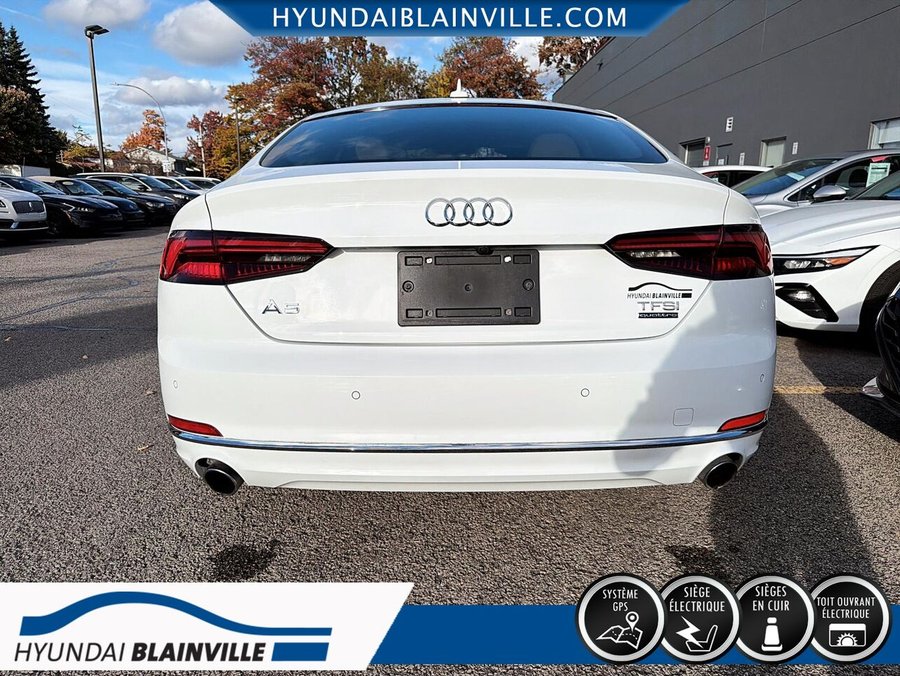 Audi A5 Sportback Technik 2.0 TFSI quattro S tronic 2018 Blanc