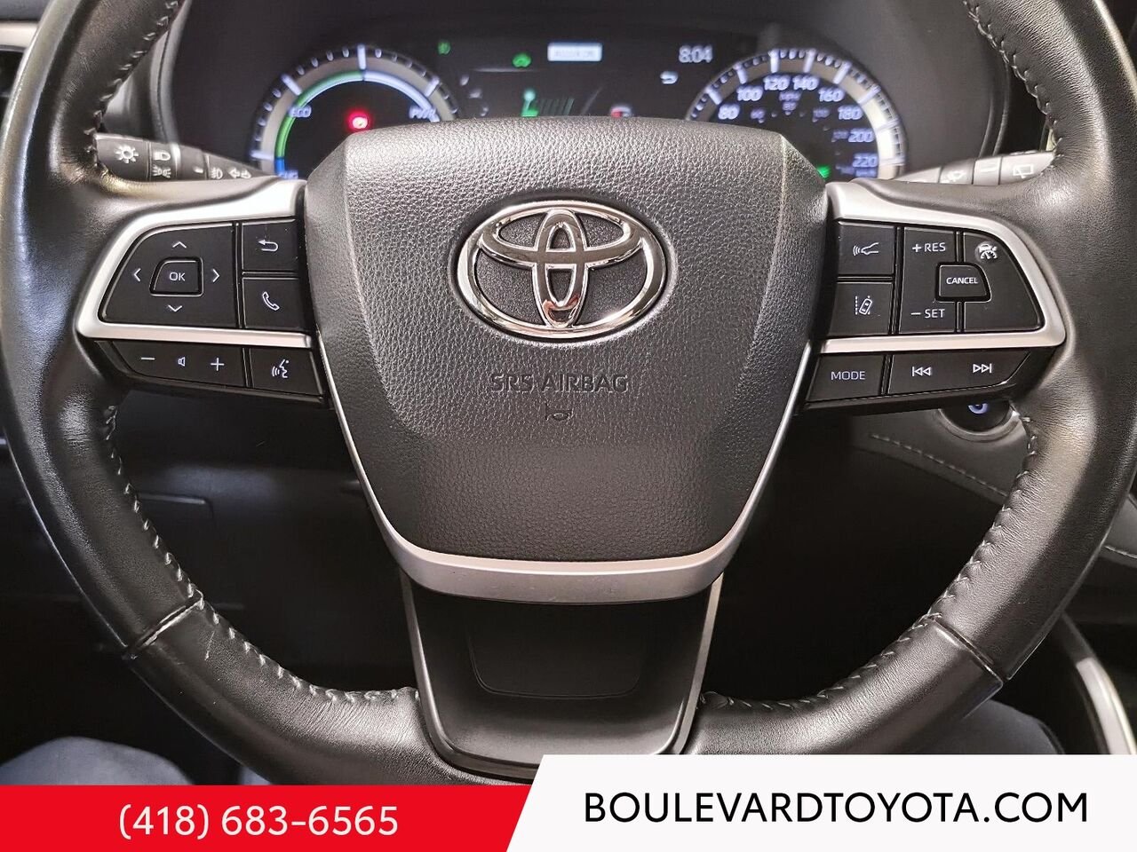 Toyota Highlander 550001-6 | LE, HYBRIDE, AWD 2023 Noir Québec - photo #10