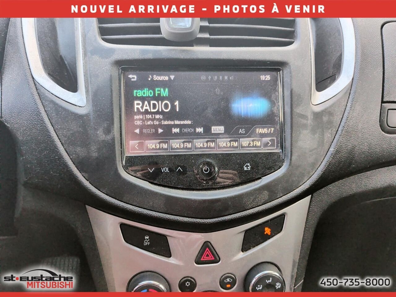 2014 Chevrolet Trax White Saint-Eustache - photo #5