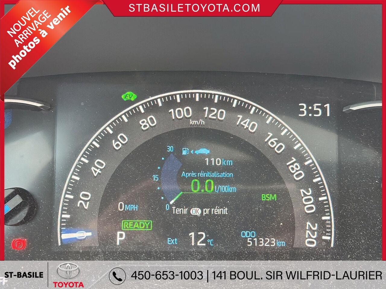 TOYOTA RAV4 Hybride 2025 Blanc Saint-Basile-le-Grand - photo #6