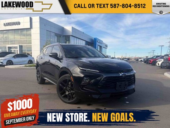 2024 Chevrolet Blazer RS Plus AWD 3.6L | Panoramic Sunroof Black