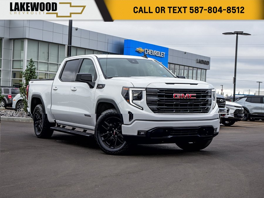 2026 GMC Sierra 1500 Elevation 3.0T Duramax X31 | Heated Leather Bucket Seats White