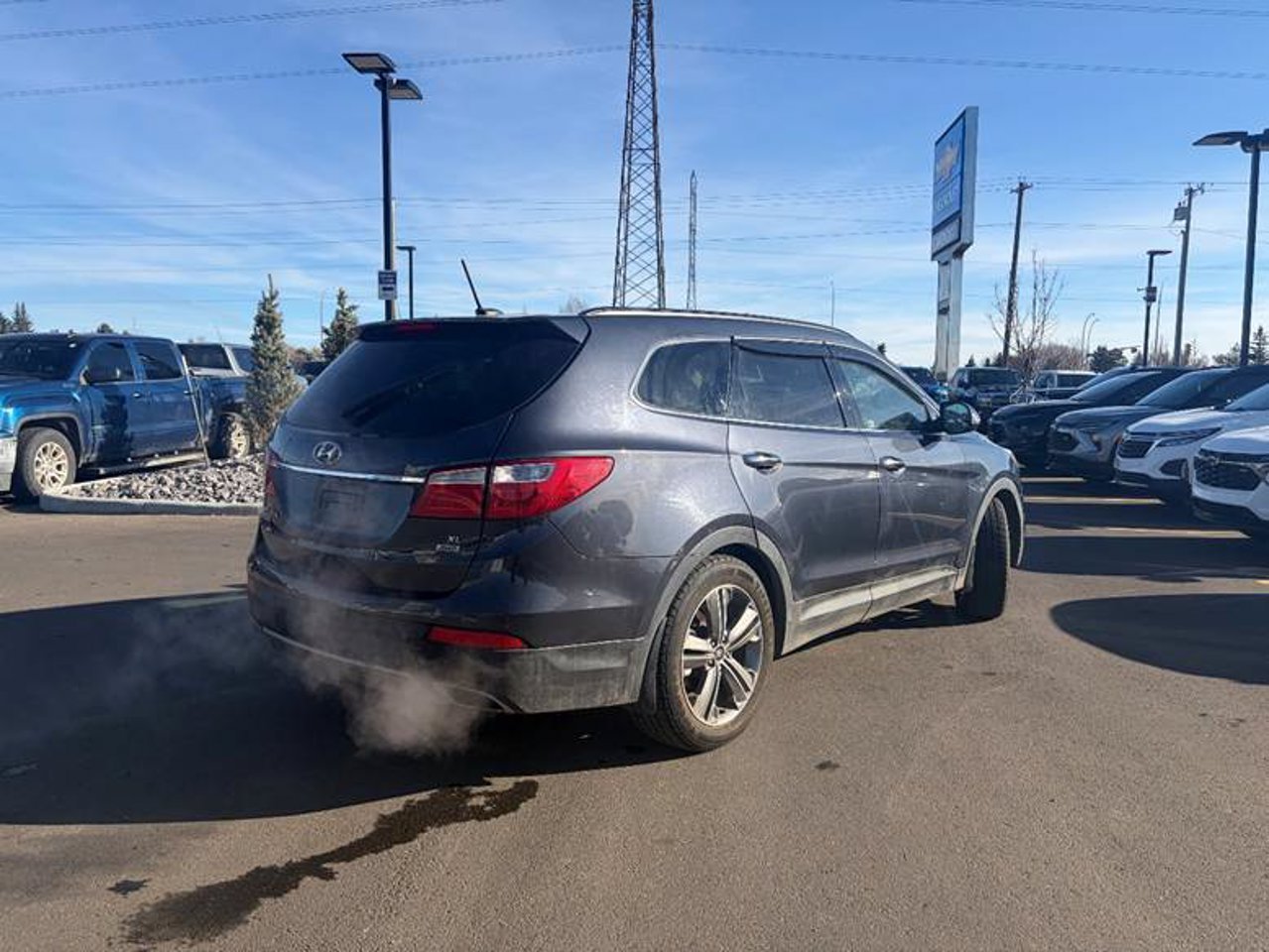 2013 Hyundai Santa Fe AWD 4dr 3.3L Auto XL LTD w/Saddle Int Night Sky Pearl Sherwood Park - photo #4