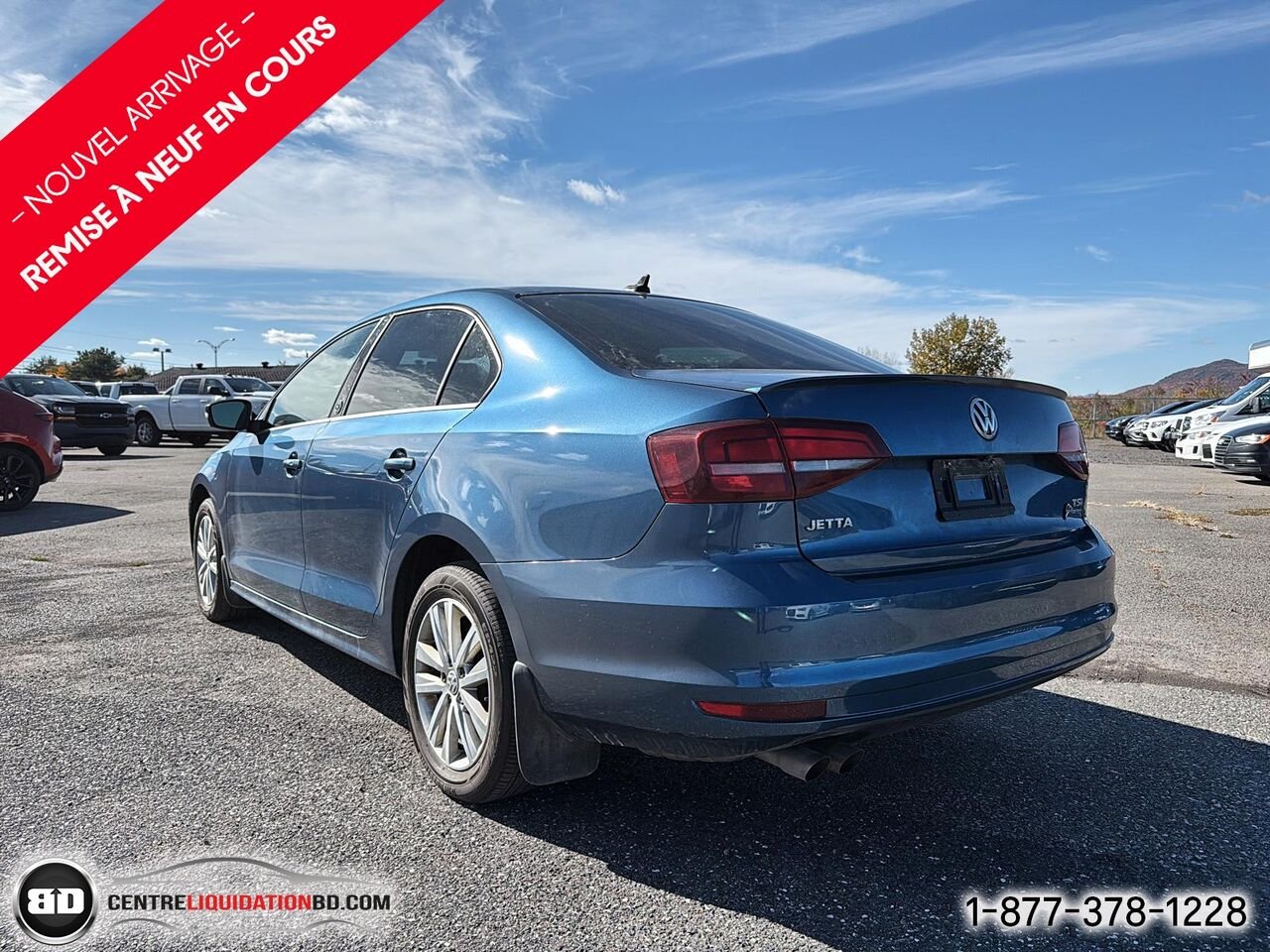 Volkswagen Berline Jetta Édition Wolfsburg 1.4 TSI AUTO | BD0443 2017 Bleu Granby - photo #9